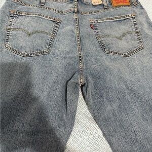 LEVIS MEN’S 541 FLEX STRETCH ATHLETIC TAPER ACID WASH 44x32